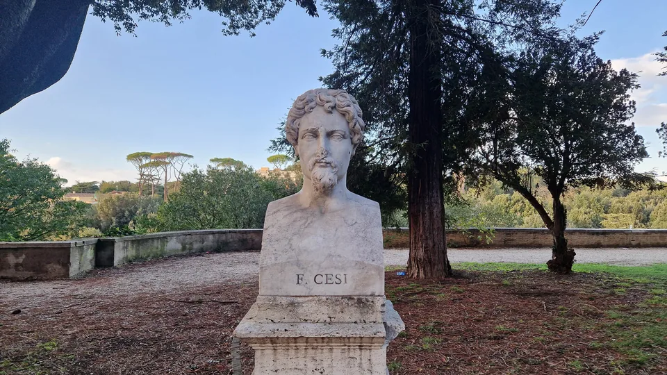 Bust of Federico Cesi in Pincio gardens