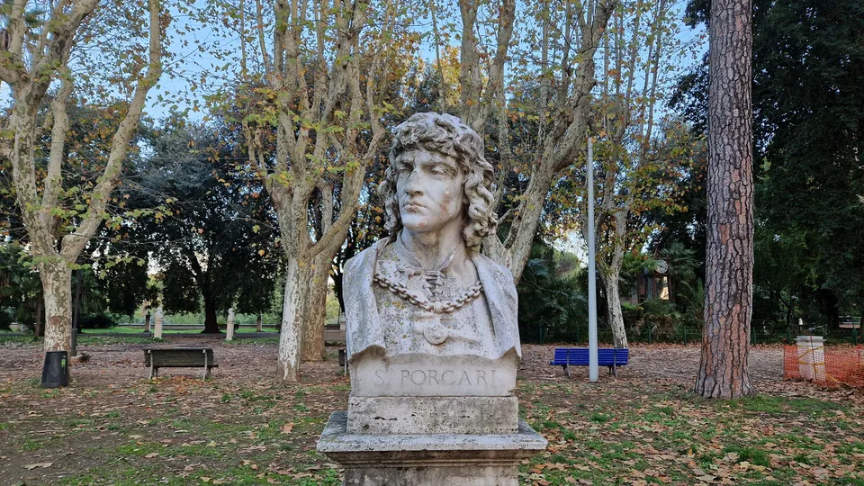 Bust of Stefano Porcari in Pincio gardens