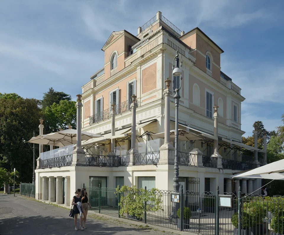 Casina Valadier in Pincio gardens